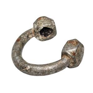 Antique Djerma Nigerian Silver Tone Currency Bracelet